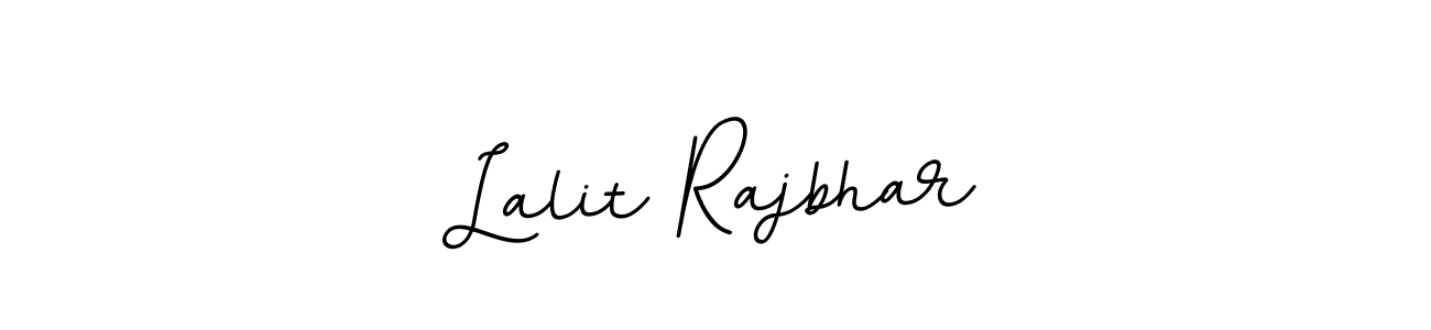 Use a signature maker to create a handwritten signature online. With this signature software, you can design (BallpointsItalic-DORy9) your own signature for name Lalit Rajbhar. Lalit Rajbhar signature style 11 images and pictures png