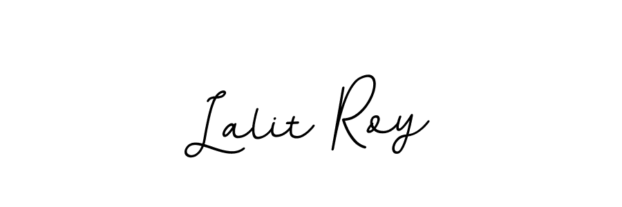 Create a beautiful signature design for name Lalit Roy. With this signature (BallpointsItalic-DORy9) fonts, you can make a handwritten signature for free. Lalit Roy signature style 11 images and pictures png