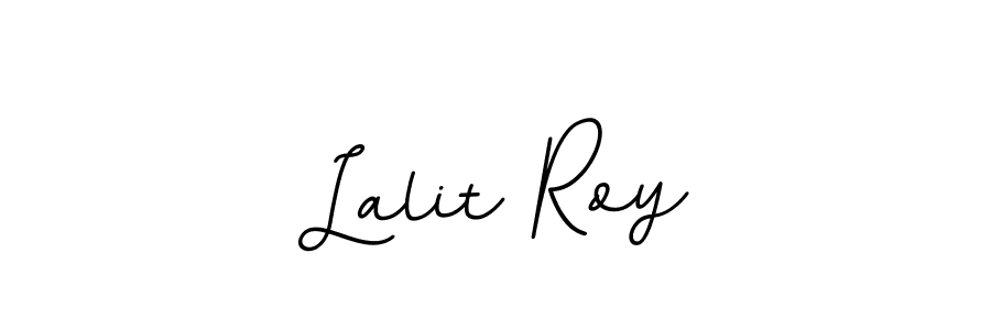 Create a beautiful signature design for name Lalit Roy. With this signature (BallpointsItalic-DORy9) fonts, you can make a handwritten signature for free. Lalit Roy signature style 11 images and pictures png