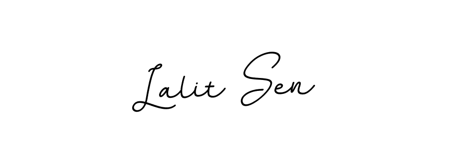 Make a beautiful signature design for name Lalit Sen. With this signature (BallpointsItalic-DORy9) style, you can create a handwritten signature for free. Lalit Sen signature style 11 images and pictures png