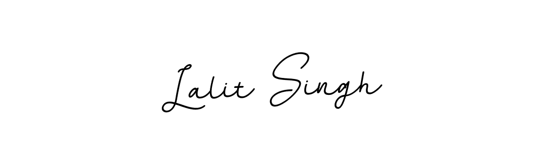 Use a signature maker to create a handwritten signature online. With this signature software, you can design (BallpointsItalic-DORy9) your own signature for name Lalit Singh. Lalit Singh signature style 11 images and pictures png