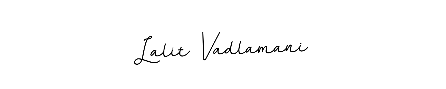 Design your own signature with our free online signature maker. With this signature software, you can create a handwritten (BallpointsItalic-DORy9) signature for name Lalit Vadlamani. Lalit Vadlamani signature style 11 images and pictures png