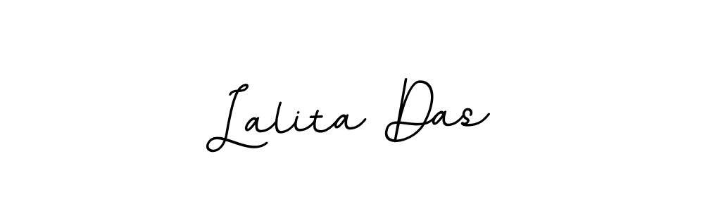 This is the best signature style for the Lalita Das name. Also you like these signature font (BallpointsItalic-DORy9). Mix name signature. Lalita Das signature style 11 images and pictures png