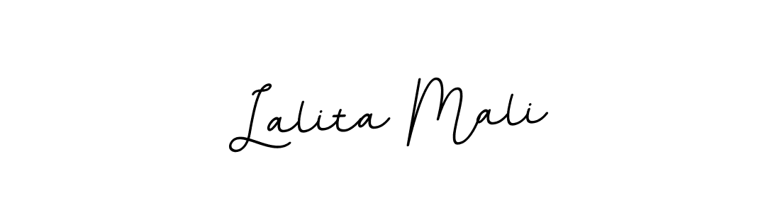 if you are searching for the best signature style for your name Lalita Mali. so please give up your signature search. here we have designed multiple signature styles  using BallpointsItalic-DORy9. Lalita Mali signature style 11 images and pictures png