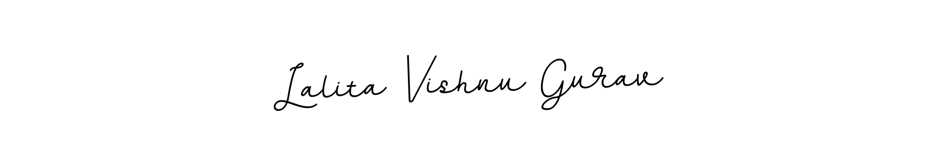 Make a beautiful signature design for name Lalita Vishnu Gurav. Use this online signature maker to create a handwritten signature for free. Lalita Vishnu Gurav signature style 11 images and pictures png