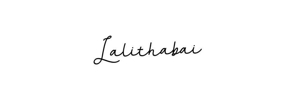 BallpointsItalic-DORy9 is a professional signature style that is perfect for those who want to add a touch of class to their signature. It is also a great choice for those who want to make their signature more unique. Get Lalithabai name to fancy signature for free. Lalithabai signature style 11 images and pictures png