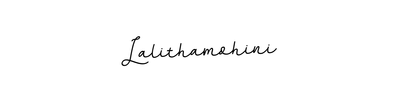 Design your own signature with our free online signature maker. With this signature software, you can create a handwritten (BallpointsItalic-DORy9) signature for name Lalithamohini. Lalithamohini signature style 11 images and pictures png