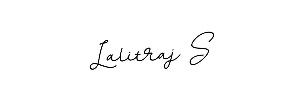 This is the best signature style for the Lalitraj S name. Also you like these signature font (BallpointsItalic-DORy9). Mix name signature. Lalitraj S signature style 11 images and pictures png