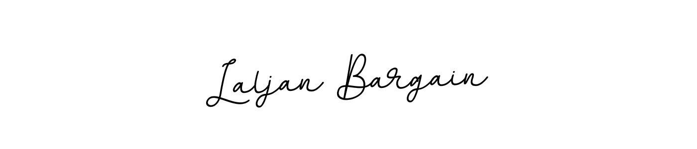How to make Laljan Bargain name signature. Use BallpointsItalic-DORy9 style for creating short signs online. This is the latest handwritten sign. Laljan Bargain signature style 11 images and pictures png