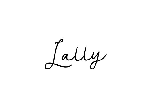 How to make Lally name signature. Use BallpointsItalic-DORy9 style for creating short signs online. This is the latest handwritten sign. Lally signature style 11 images and pictures png