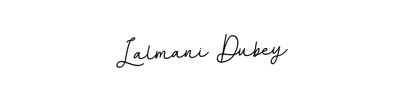 You should practise on your own different ways (BallpointsItalic-DORy9) to write your name (Lalmani Dubey) in signature. don't let someone else do it for you. Lalmani Dubey signature style 11 images and pictures png