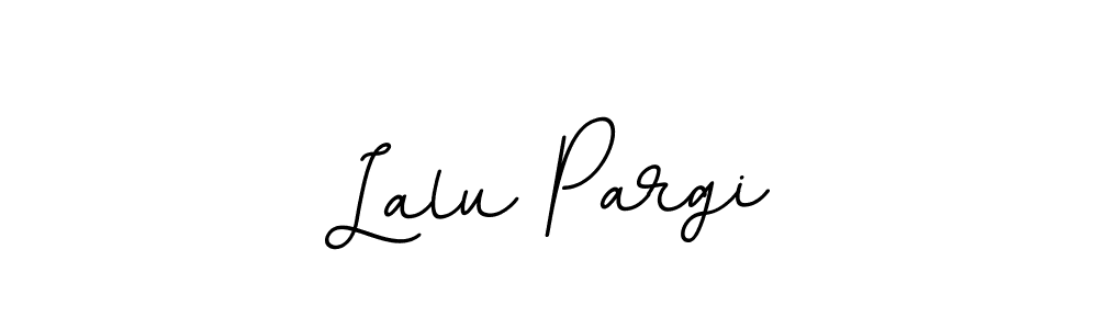 Use a signature maker to create a handwritten signature online. With this signature software, you can design (BallpointsItalic-DORy9) your own signature for name Lalu Pargi. Lalu Pargi signature style 11 images and pictures png