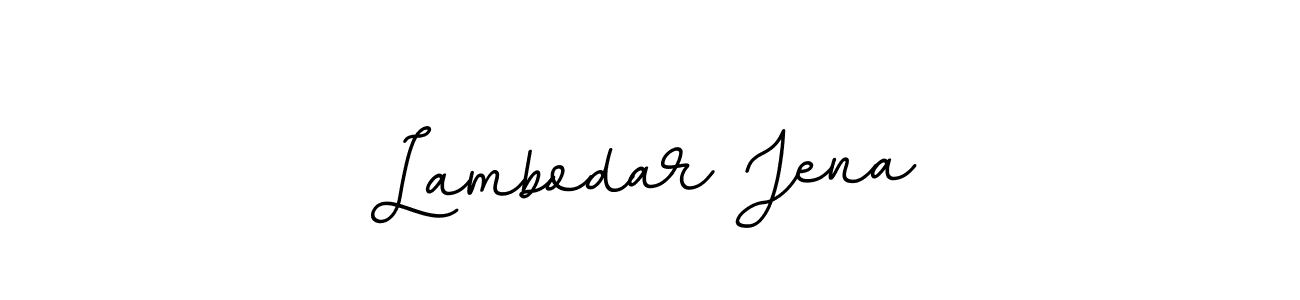 Design your own signature with our free online signature maker. With this signature software, you can create a handwritten (BallpointsItalic-DORy9) signature for name Lambodar Jena. Lambodar Jena signature style 11 images and pictures png