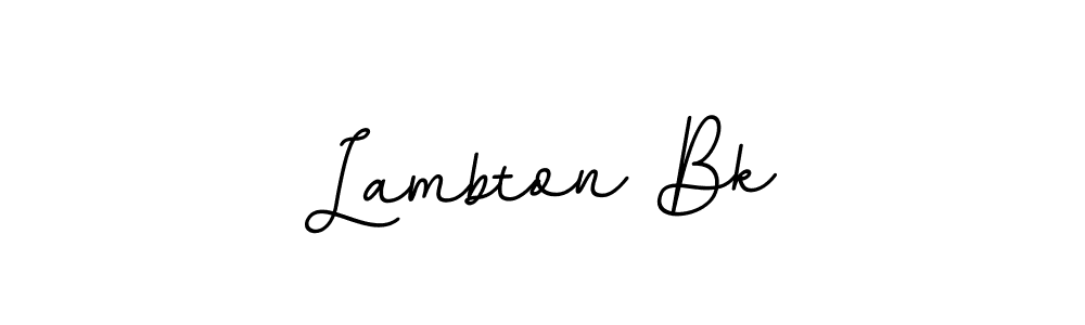 Make a beautiful signature design for name Lambton Bk. With this signature (BallpointsItalic-DORy9) style, you can create a handwritten signature for free. Lambton Bk signature style 11 images and pictures png