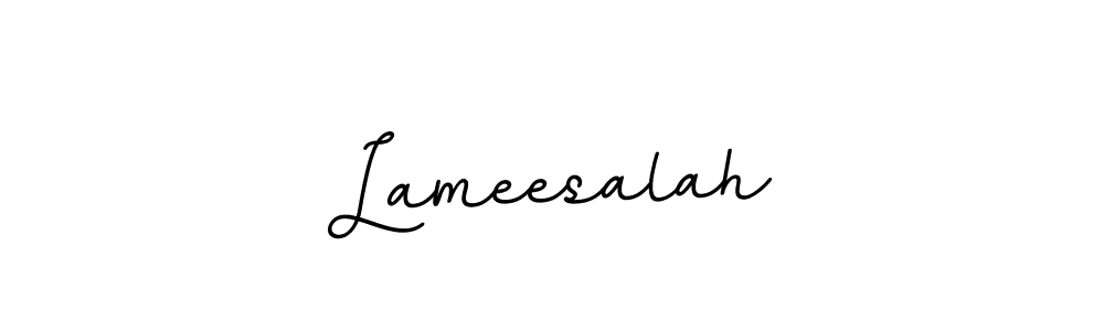 You should practise on your own different ways (BallpointsItalic-DORy9) to write your name (Lameesalah) in signature. don't let someone else do it for you. Lameesalah signature style 11 images and pictures png