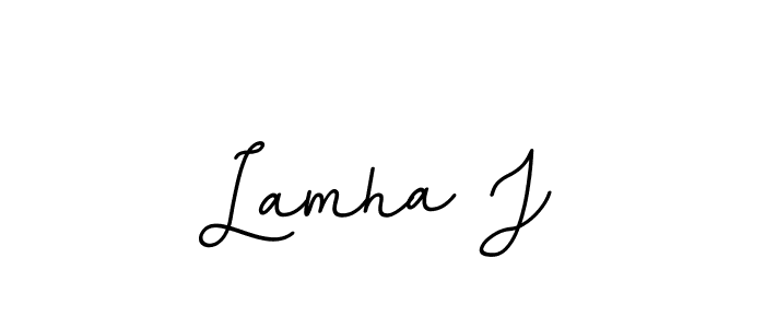 Here are the top 10 professional signature styles for the name Lamha J. These are the best autograph styles you can use for your name. Lamha J signature style 11 images and pictures png