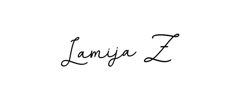 Check out images of Autograph of Lamija Z name. Actor Lamija Z Signature Style. BallpointsItalic-DORy9 is a professional sign style online. Lamija Z signature style 11 images and pictures png