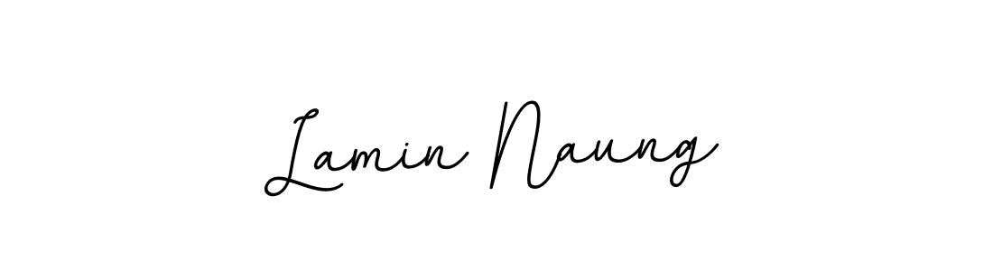 It looks lik you need a new signature style for name Lamin Naung. Design unique handwritten (BallpointsItalic-DORy9) signature with our free signature maker in just a few clicks. Lamin Naung signature style 11 images and pictures png