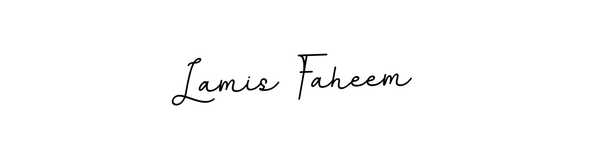 Make a beautiful signature design for name Lamis Faheem. Use this online signature maker to create a handwritten signature for free. Lamis Faheem signature style 11 images and pictures png