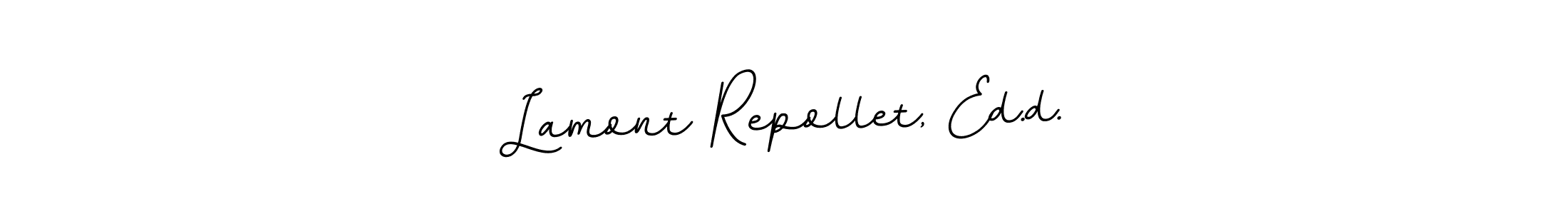 It looks lik you need a new signature style for name Lamont Repollet, Ed.d.. Design unique handwritten (BallpointsItalic-DORy9) signature with our free signature maker in just a few clicks. Lamont Repollet, Ed.d. signature style 11 images and pictures png