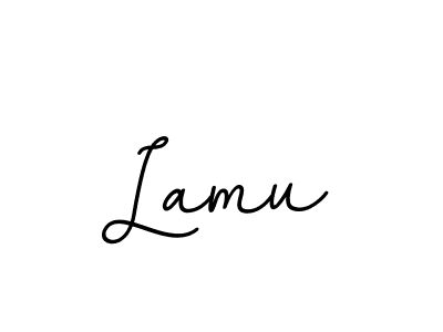 How to make Lamu name signature. Use BallpointsItalic-DORy9 style for creating short signs online. This is the latest handwritten sign. Lamu signature style 11 images and pictures png