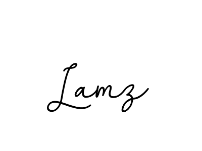 Lamz stylish signature style. Best Handwritten Sign (BallpointsItalic-DORy9) for my name. Handwritten Signature Collection Ideas for my name Lamz. Lamz signature style 11 images and pictures png