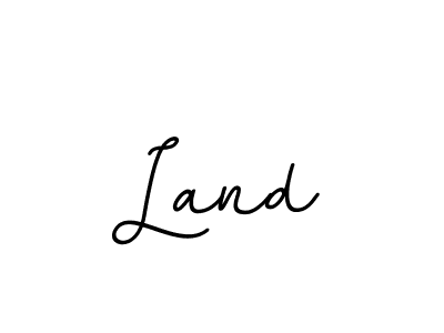 Make a beautiful signature design for name Land. With this signature (BallpointsItalic-DORy9) style, you can create a handwritten signature for free. Land signature style 11 images and pictures png