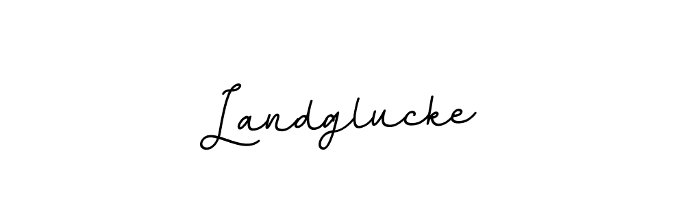 Design your own signature with our free online signature maker. With this signature software, you can create a handwritten (BallpointsItalic-DORy9) signature for name Landglucke. Landglucke signature style 11 images and pictures png