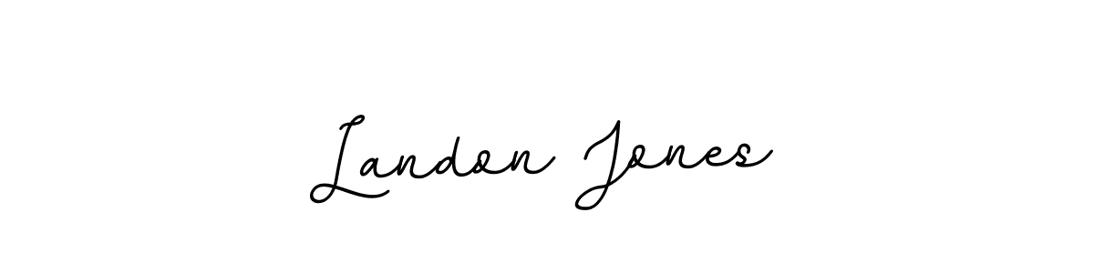 Similarly BallpointsItalic-DORy9 is the best handwritten signature design. Signature creator online .You can use it as an online autograph creator for name Landon Jones. Landon Jones signature style 11 images and pictures png