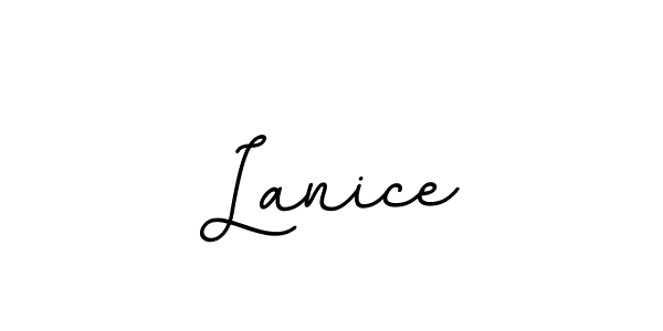 The best way (BallpointsItalic-DORy9) to make a short signature is to pick only two or three words in your name. The name Lanice include a total of six letters. For converting this name. Lanice signature style 11 images and pictures png