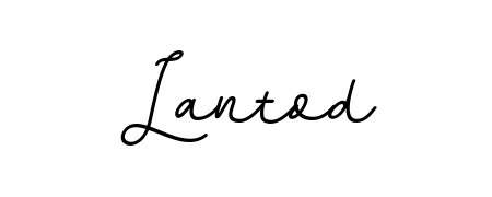 A dynamic signature style for Lantod using BallpointsItalic-DORy9 script. Designed to look authentic, handwritten, and professional. Lantod signature style 11 images and pictures png