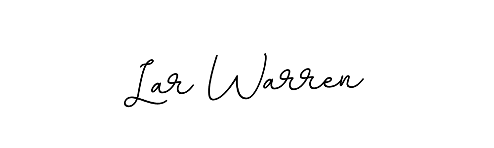 How to make Lar Warren name signature. Use BallpointsItalic-DORy9 style for creating short signs online. This is the latest handwritten sign. Lar Warren signature style 11 images and pictures png