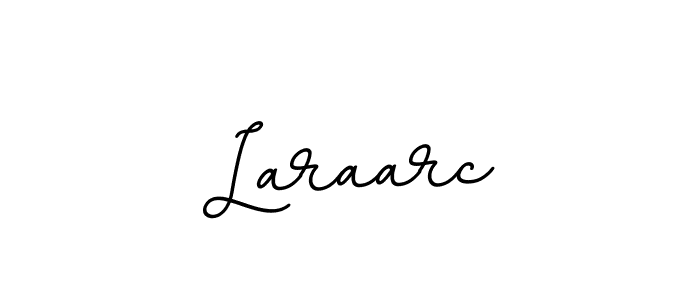 Design your own signature with our free online signature maker. With this signature software, you can create a handwritten (BallpointsItalic-DORy9) signature for name Laraarc. Laraarc signature style 11 images and pictures png