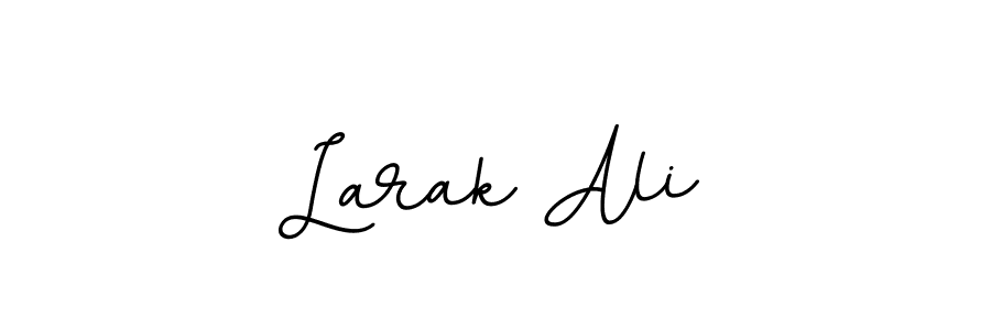 Create a beautiful signature design for name Larak Ali. With this signature (BallpointsItalic-DORy9) fonts, you can make a handwritten signature for free. Larak Ali signature style 11 images and pictures png