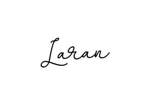 Use a signature maker to create a handwritten signature online. With this signature software, you can design (BallpointsItalic-DORy9) your own signature for name Laran. Laran signature style 11 images and pictures png