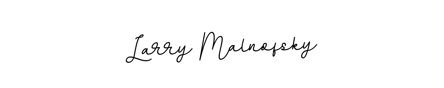 Larry Malnofsky stylish signature style. Best Handwritten Sign (BallpointsItalic-DORy9) for my name. Handwritten Signature Collection Ideas for my name Larry Malnofsky. Larry Malnofsky signature style 11 images and pictures png