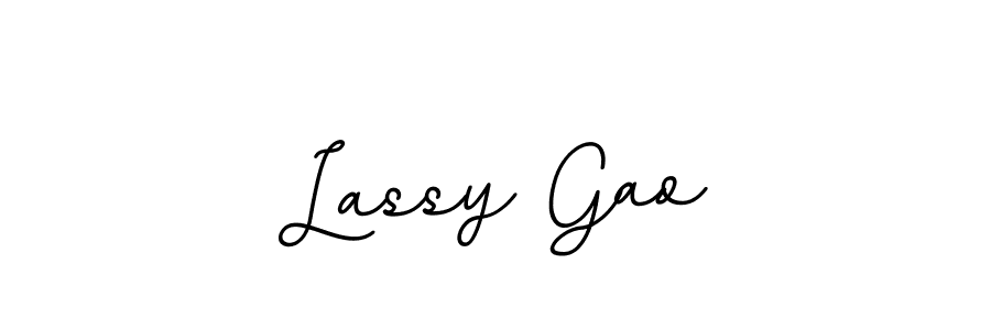 Similarly BallpointsItalic-DORy9 is the best handwritten signature design. Signature creator online .You can use it as an online autograph creator for name Lassy Gao. Lassy Gao signature style 11 images and pictures png