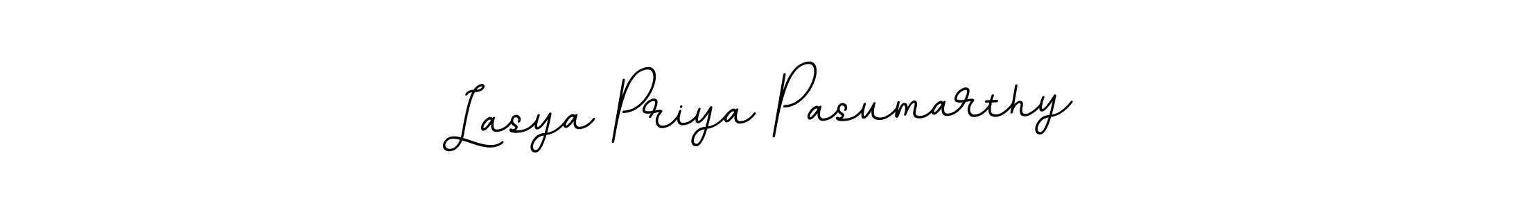 if you are searching for the best signature style for your name Lasya Priya Pasumarthy. so please give up your signature search. here we have designed multiple signature styles  using BallpointsItalic-DORy9. Lasya Priya Pasumarthy signature style 11 images and pictures png