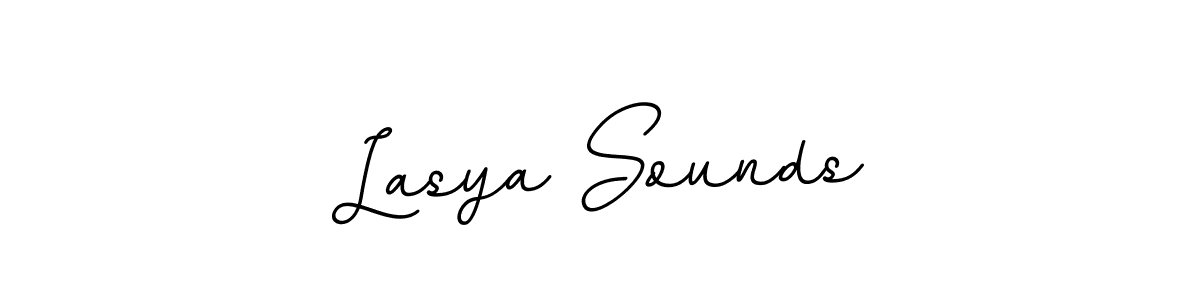 How to make Lasya Sounds signature? BallpointsItalic-DORy9 is a professional autograph style. Create handwritten signature for Lasya Sounds name. Lasya Sounds signature style 11 images and pictures png