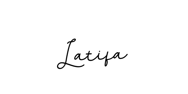 Use a signature maker to create a handwritten signature online. With this signature software, you can design (BallpointsItalic-DORy9) your own signature for name Latifa. Latifa signature style 11 images and pictures png