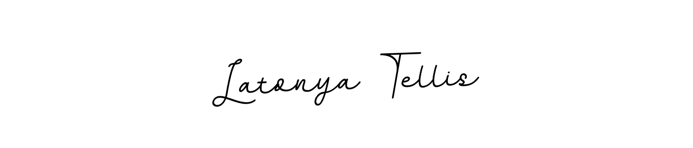 Make a beautiful signature design for name Latonya Tellis. With this signature (BallpointsItalic-DORy9) style, you can create a handwritten signature for free. Latonya Tellis signature style 11 images and pictures png