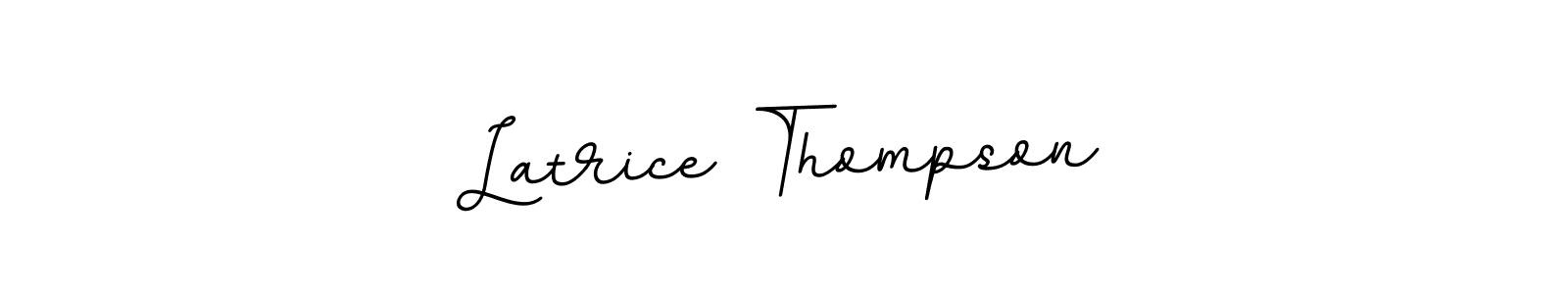 It looks lik you need a new signature style for name Latrice Thompson. Design unique handwritten (BallpointsItalic-DORy9) signature with our free signature maker in just a few clicks. Latrice Thompson signature style 11 images and pictures png