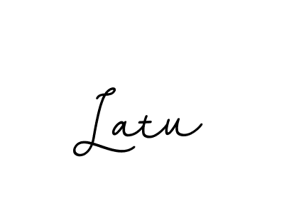 Use a signature maker to create a handwritten signature online. With this signature software, you can design (BallpointsItalic-DORy9) your own signature for name Latu. Latu signature style 11 images and pictures png