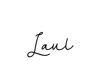 How to make Laul name signature. Use BallpointsItalic-DORy9 style for creating short signs online. This is the latest handwritten sign. Laul signature style 11 images and pictures png