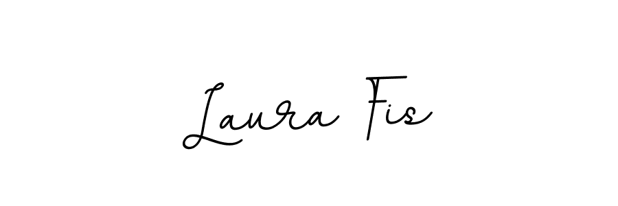 How to make Laura Fis name signature. Use BallpointsItalic-DORy9 style for creating short signs online. This is the latest handwritten sign. Laura Fis signature style 11 images and pictures png