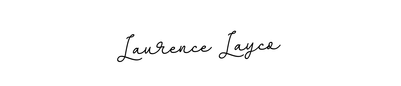 How to make Laurence Layco name signature. Use BallpointsItalic-DORy9 style for creating short signs online. This is the latest handwritten sign. Laurence Layco signature style 11 images and pictures png