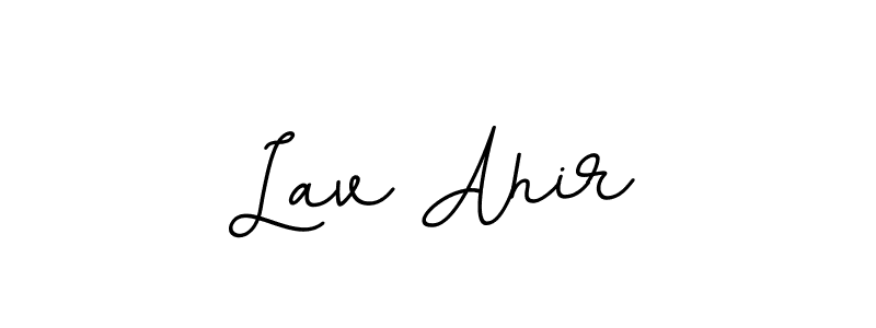 Design your own signature with our free online signature maker. With this signature software, you can create a handwritten (BallpointsItalic-DORy9) signature for name Lav Ahir. Lav Ahir signature style 11 images and pictures png