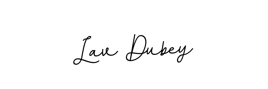 It looks lik you need a new signature style for name Lav Dubey. Design unique handwritten (BallpointsItalic-DORy9) signature with our free signature maker in just a few clicks. Lav Dubey signature style 11 images and pictures png