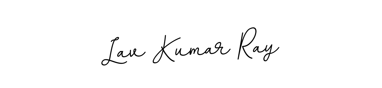 Make a beautiful signature design for name Lav Kumar Ray. With this signature (BallpointsItalic-DORy9) style, you can create a handwritten signature for free. Lav Kumar Ray signature style 11 images and pictures png
