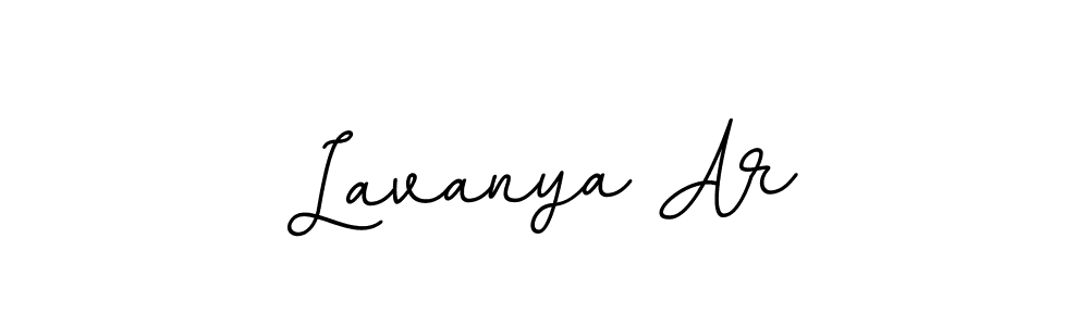 Design your own signature with our free online signature maker. With this signature software, you can create a handwritten (BallpointsItalic-DORy9) signature for name Lavanya Ar. Lavanya Ar signature style 11 images and pictures png